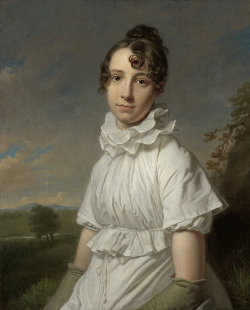 Portrait Of Emma Jane Hodges Canvas Art - (24 x 36)