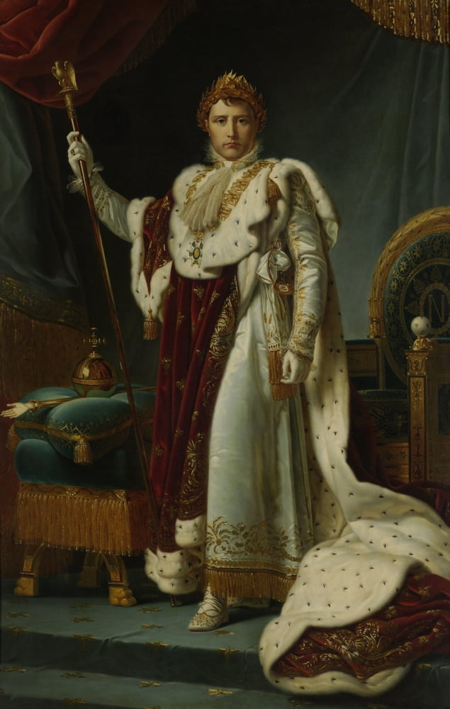 Portrait Of Emperor Napoleon I Canvas Art - (24 x 36)