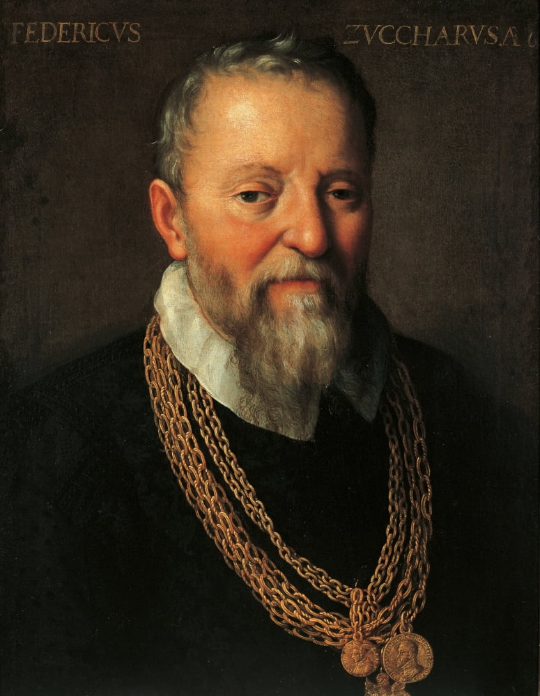 Portrait Of Federico Zuccari Canvas Art -  (24 x 36)