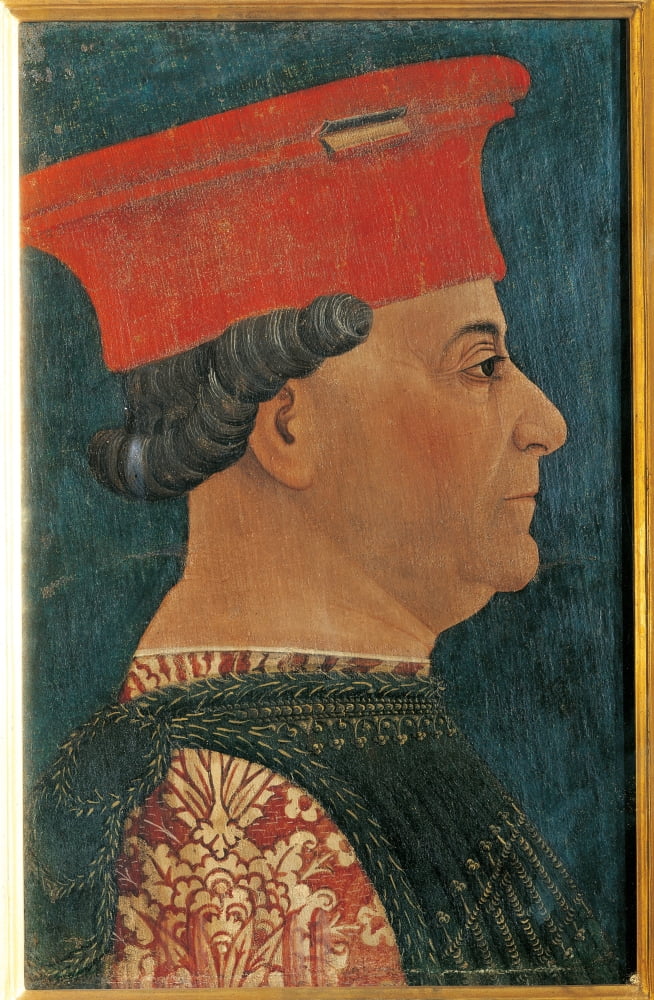 Portrait Of Francesco Sforza Canvas Art - (18 x 24)