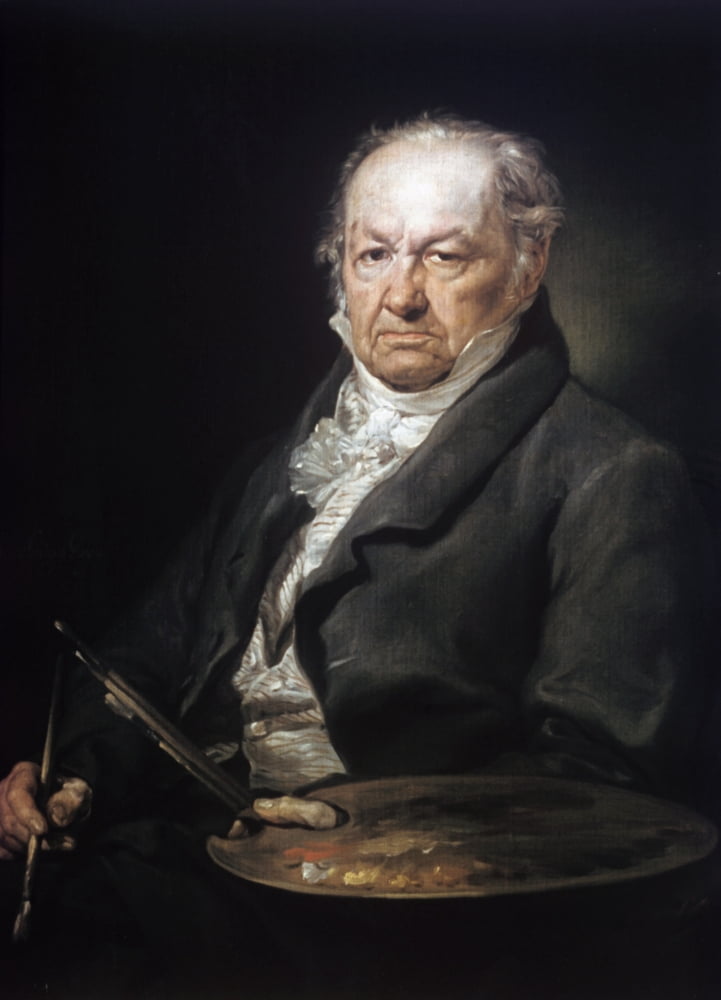 Portrait Of Francisco Goya Canvas Art - (24 x 36)
