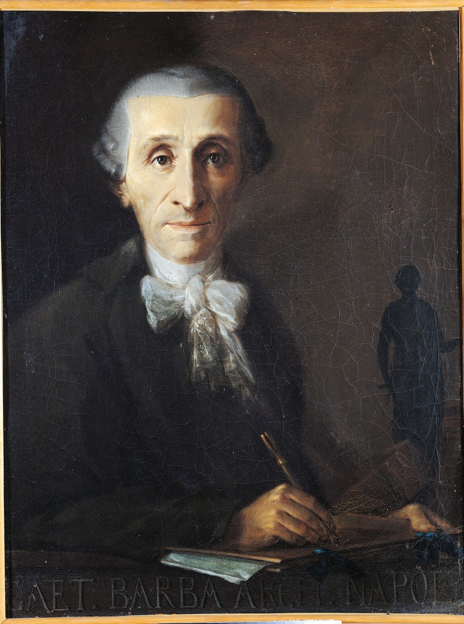 Portrait Of Gaetano Barba Canvas Art - (18 x 24)