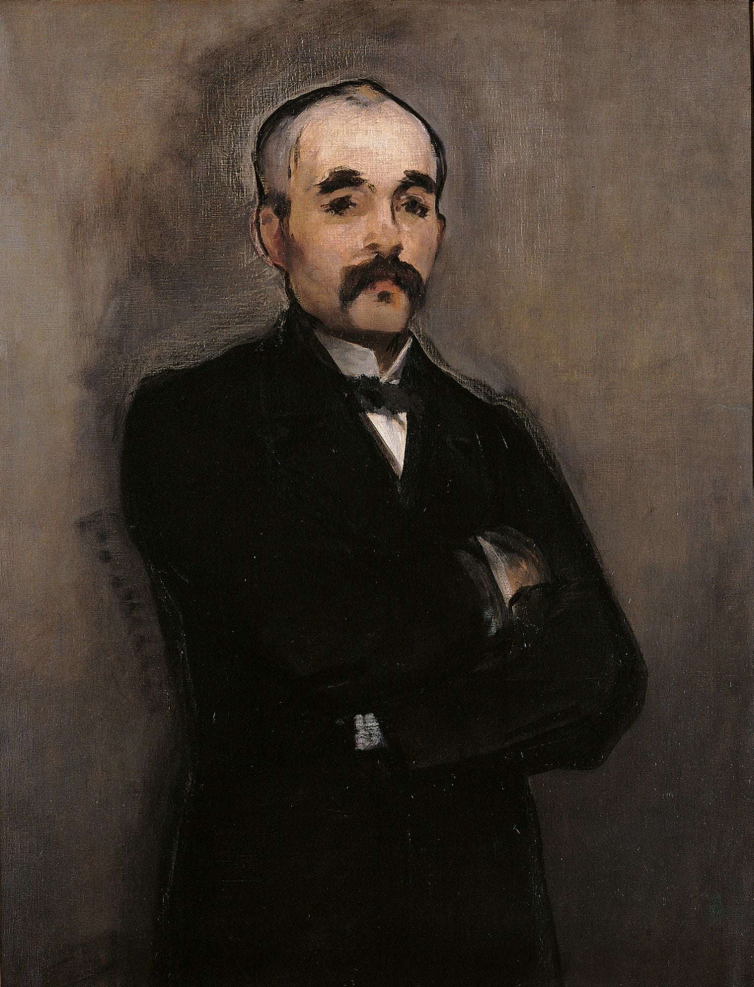Portrait Of Georges Benjamin Clmenceau Canvas Art - (18 x 24)