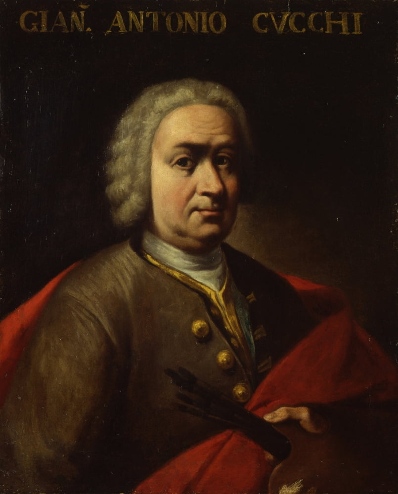 Portrait Of Giovanni Antonio Cucchi Canvas Art - (24 x 36)