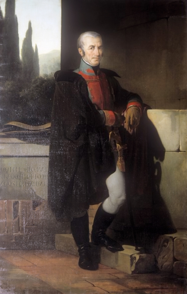 Portrait Of Giovanni Battista Birago Canvas Art - (24 x 36)