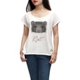 thumbnail image 1 of Portrait Of Grey Rat Printed 100% Cotton Fashion Plus Size T-shirt Tee WTS_01 L, 1 of 1