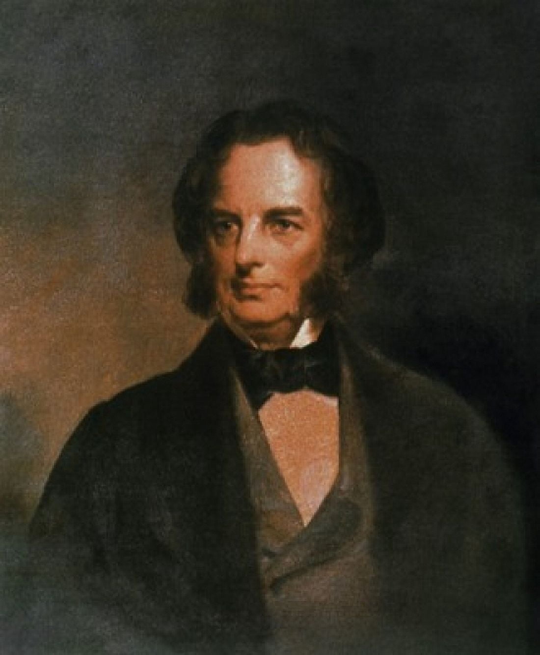 Portrait Of H Wadsworth Longfellow Thomas Buchanan Read (1822-1872 American) Canvas Art - Thomas Buchanan Read (24 x 36)