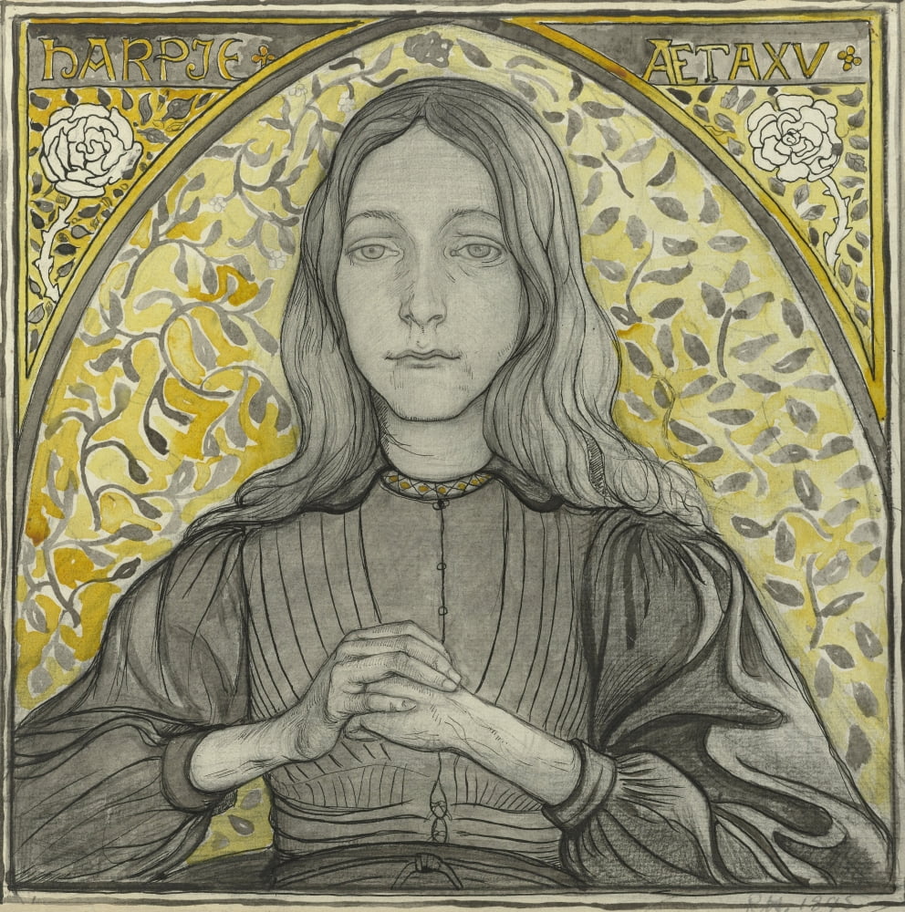 Portrait Of Harpje Canvas Art - (24 x 36)