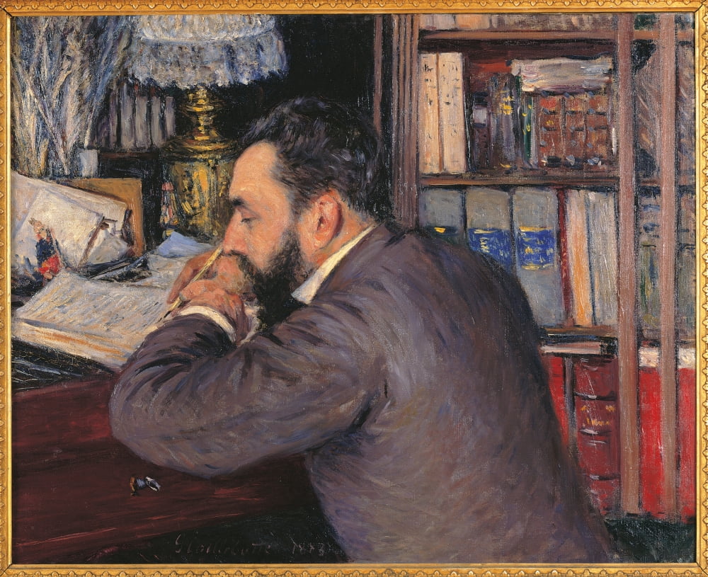 Portrait Of Henri Cordier Canvas Art - (24 x 18)