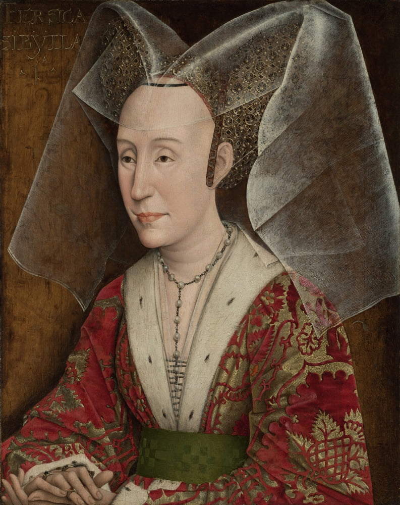 Portrait Of Isabella Of Portugal Canvas Art -  (24 x 36)