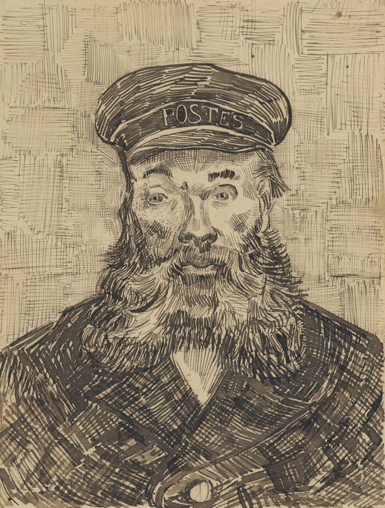 Portrait Of Joseph Roulin Canvas Art - (24 x 36)