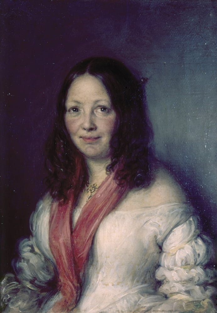 Portrait Of Lady Tasca (Ritratto Della Signora Nobile Tasca) Canvas Art - (18 x 24)