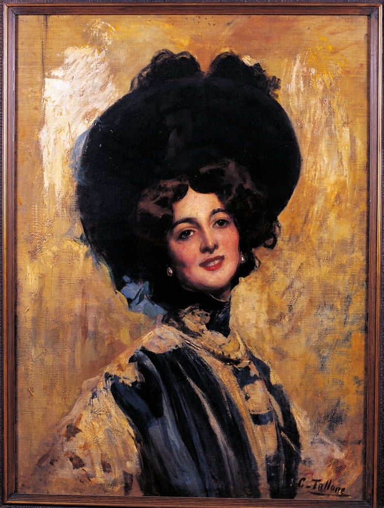 Portrait Of Lina Cavalieri Canvas Art -  (18 x 24)