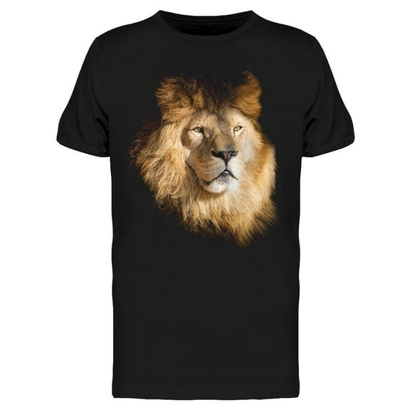 Portrait Of Lion T-Shirt Men -Image by Shutterstock, Male x-Large
