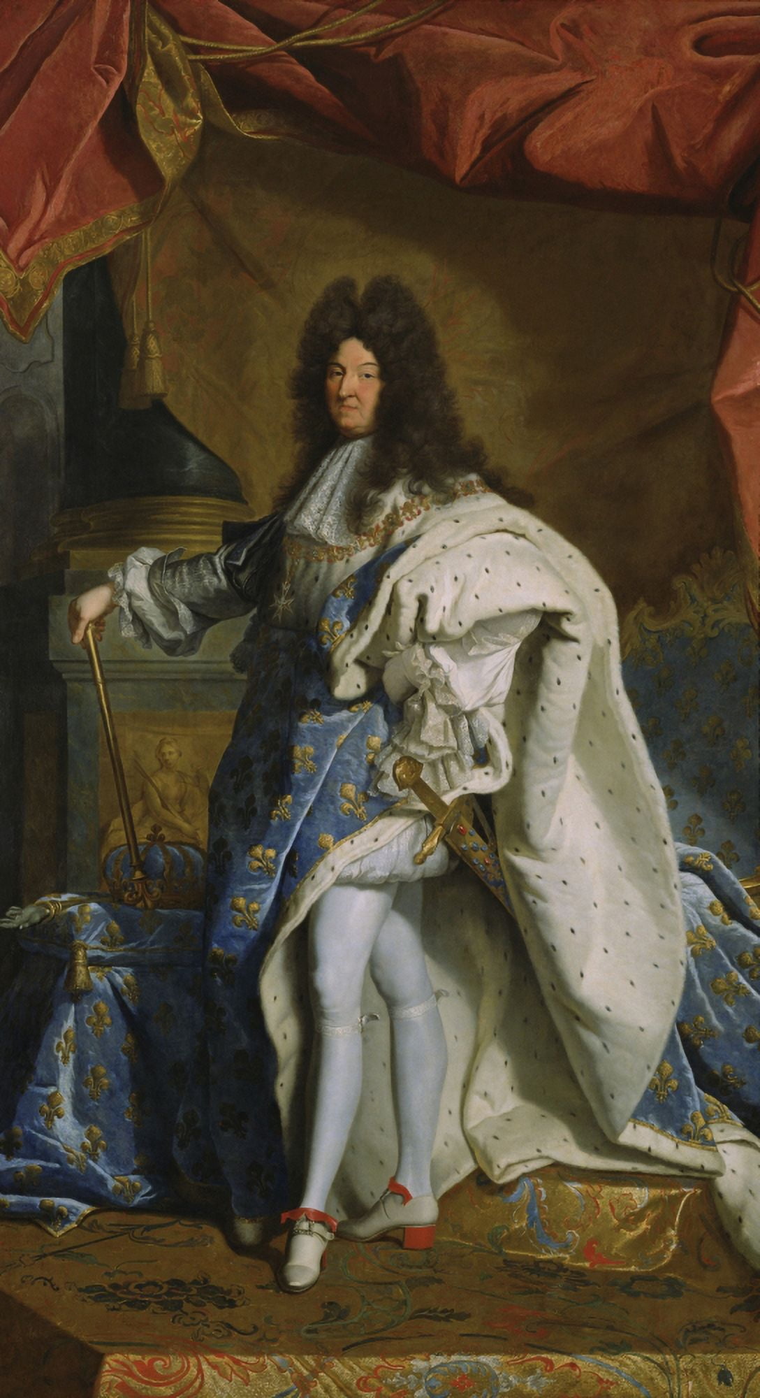 Portrait Of Louis Xiv Canvas Art - (18 x 24)
