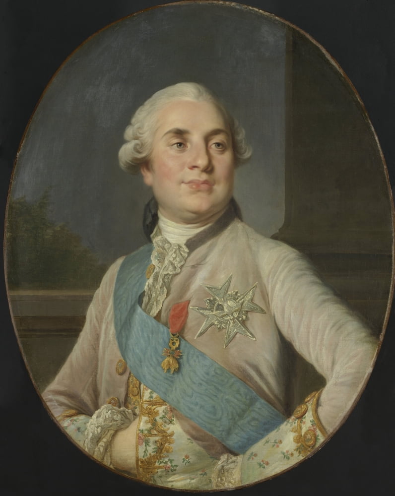 Portrait Of Louis Xvi Canvas Art - (24 x 36)