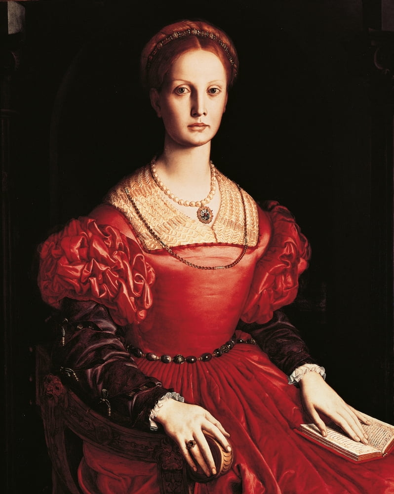 Portrait Of Lucrezia Panciatichi Canvas Art -  (18 x 24)