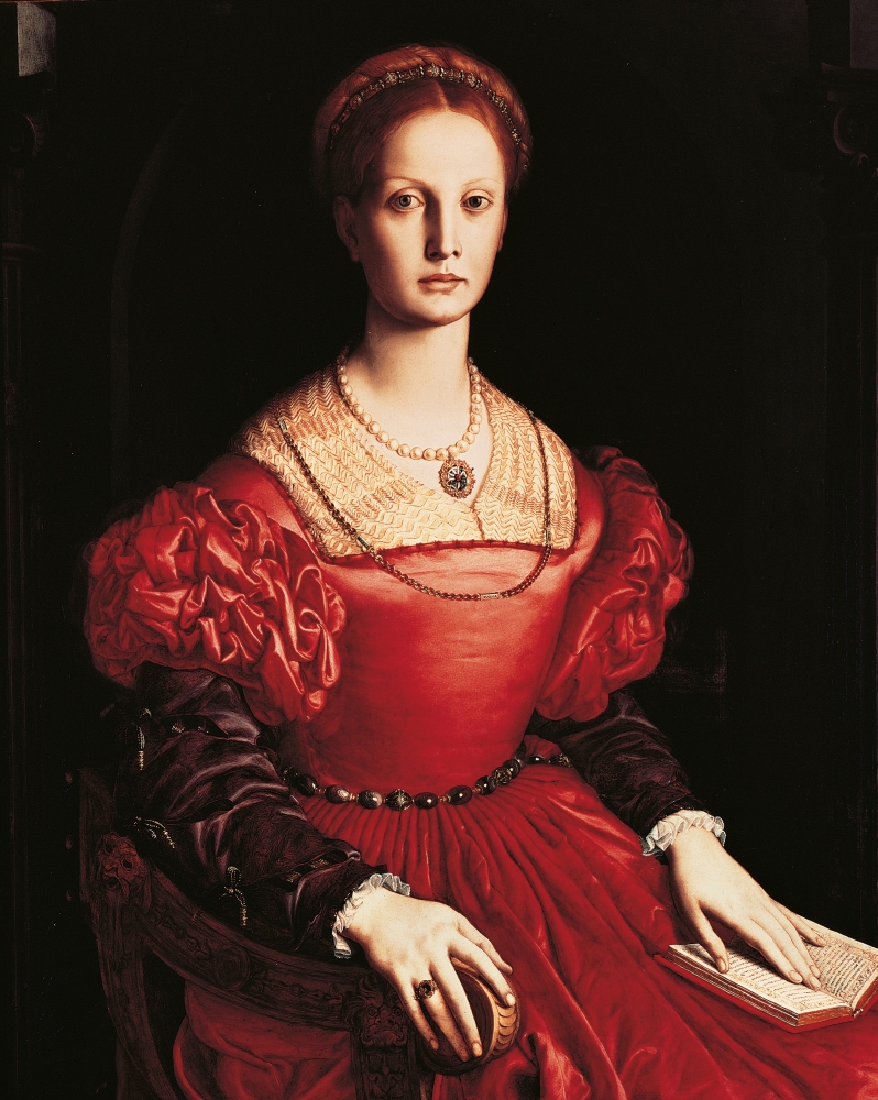 Portrait Of Lucrezia Panciatichi Canvas Art -  (24 x 36)