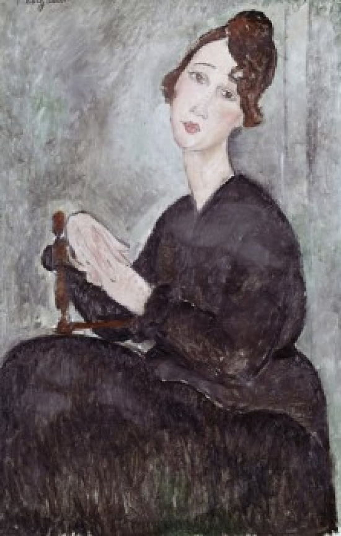 Portrait Of Madame Mayden Amedeo Modigliani (1884-1920 Italian) Canvas Art - Amedeo Modigliani (18 x 24)