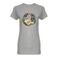 thumbnail image 1 of Portrait Of Magic Unicorn Shaped T-Shirt Women -Image by Shutterstock, Female Small, 1 of 2