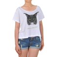 thumbnail image 1 of Portrait Of Maine Coon Print 100% Cotton Short Sleeves Fashion Croptop WTS_08 M, 1 of 1