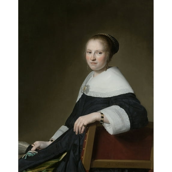 Portrait Of Maria Van Strijp Poster Print (18 x 24)