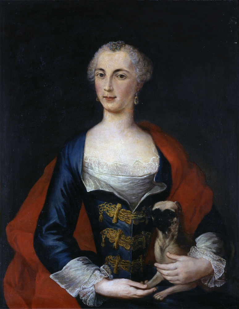 Portrait Of Marianna Rufino Di Diano Canvas Art - (18 x 24)