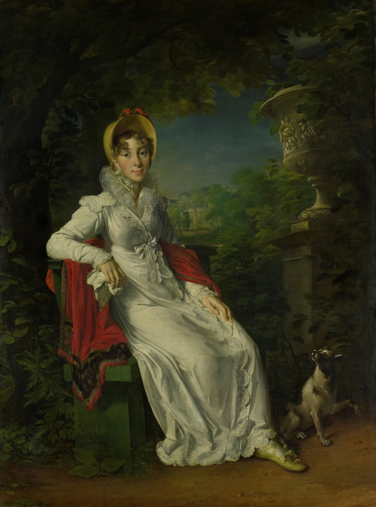 Portrait Of Marie Caroline Ferdinande Louise De Naples Canvas Art - (24 x 36)