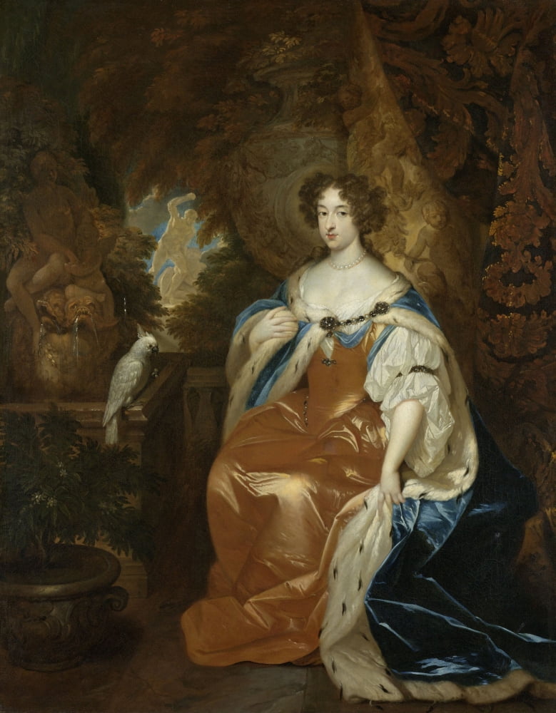 Portrait Of Mary Stuart (1662-95) Canvas Art - (24 x 36)