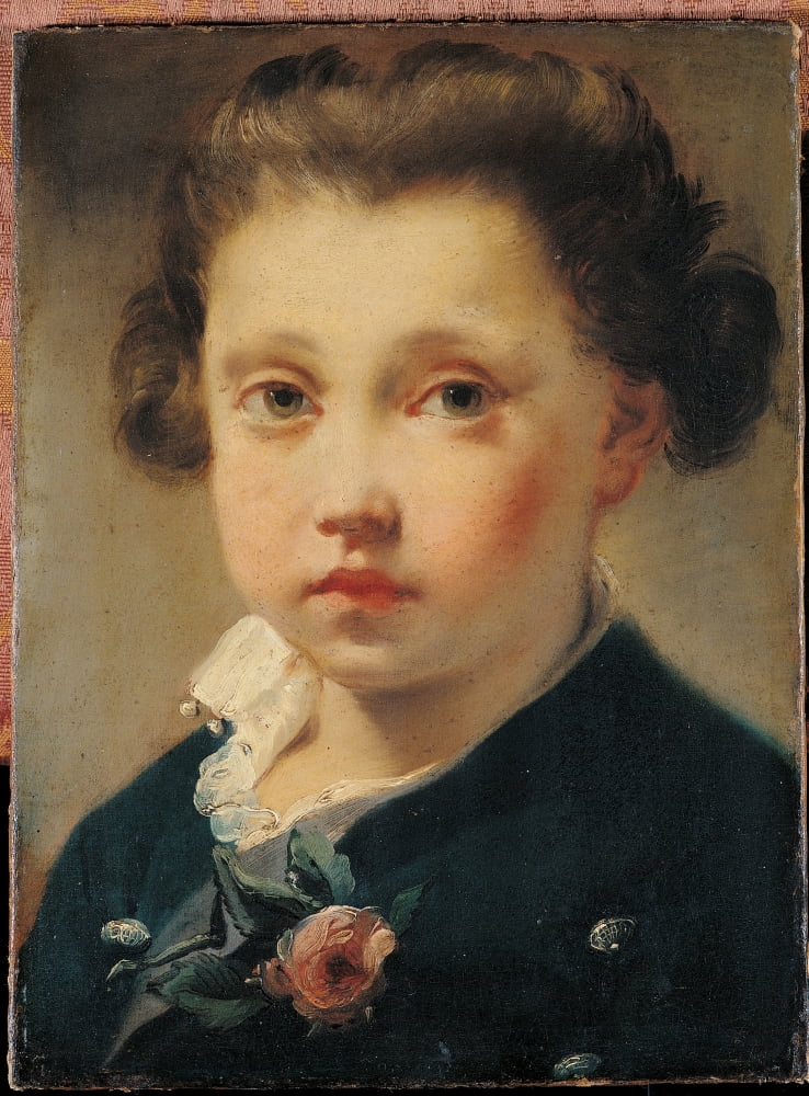 Portrait Of Maurino Gandolfo Canvas Art - (24 x 36)