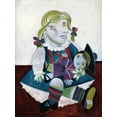 thumbnail image 1 of "Portrait Of Maya, Picasso - CANVAS or PRINT WALL ART", 1 of 1