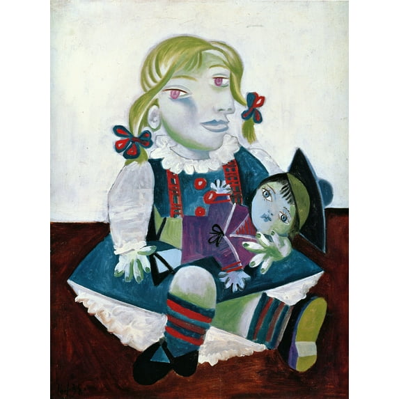 "Portrait Of Maya, Picasso - CANVAS or PRINT WALL ART"