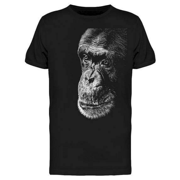 Portrait Of Monkey Face Tee Men's -Image by Shutterstock