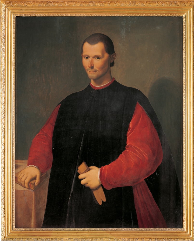 Portrait Of Niccol?? Machiavelli Canvas Art - (18 x 24)