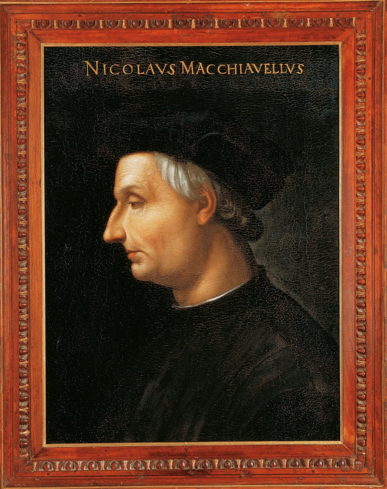 Portrait Of Niccol Machiavelli Canvas Art - (18 x 24)