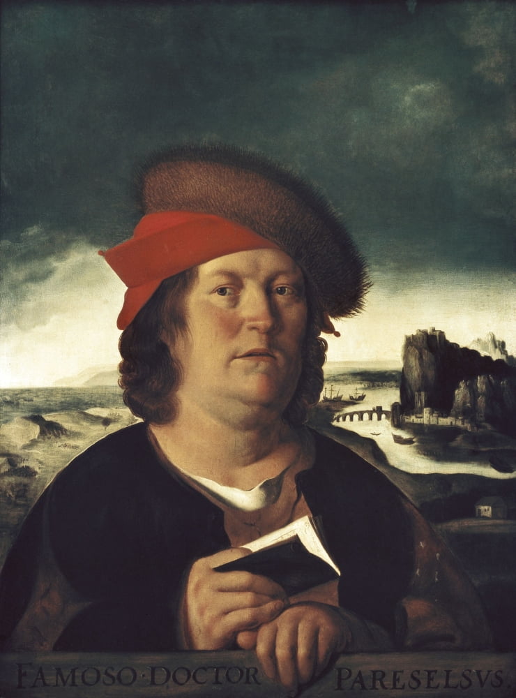 Portrait Of Paracelso Canvas Art - (18 x 24)