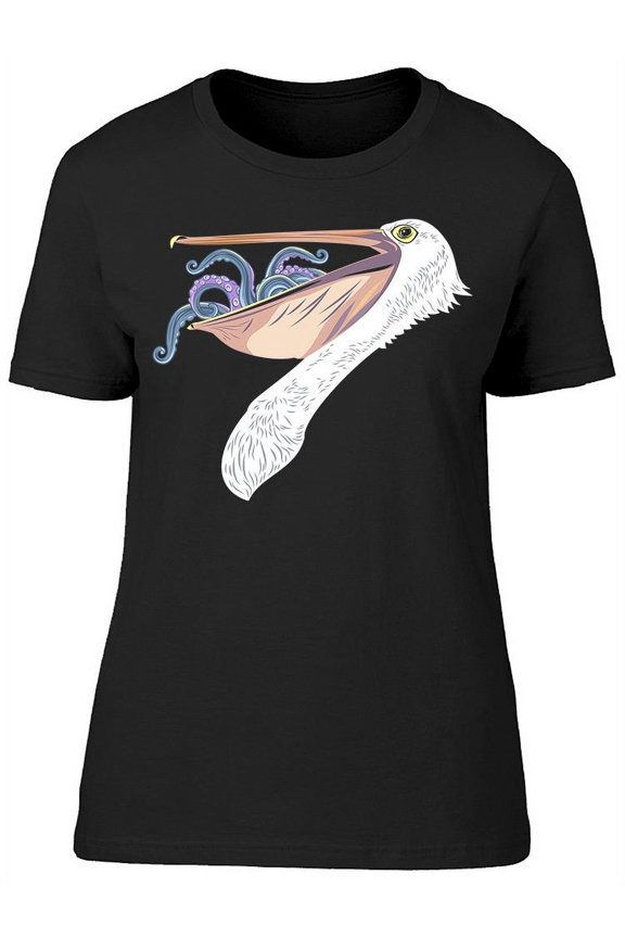 Portrait Of Pelican T-Shirt Women -Image by Shutterstock, Female Large
