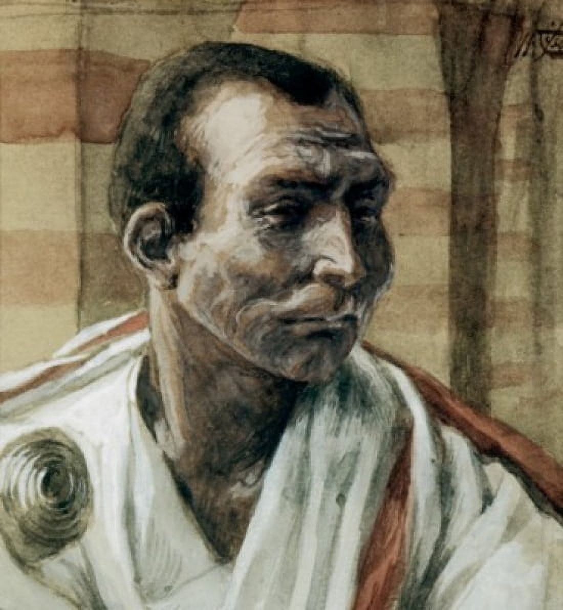 Portrait Of Pontius Pilate James Tissot (1836-1902 French) Canvas Art - James Tissot (18 x 24)