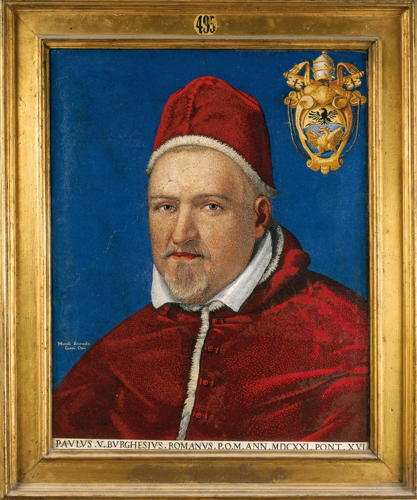 Portrait Of Pope V Borghese Canvas Art - (24 x 36)