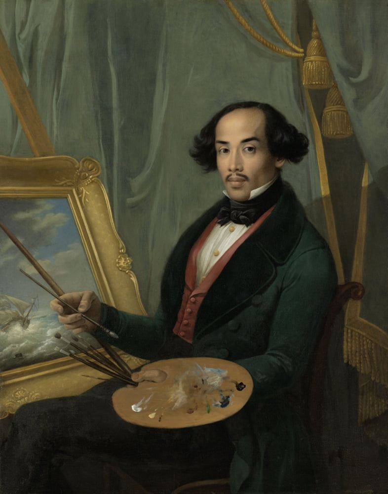 Portrait Of Raden Syarif Bustaman Saleh Canvas Art - (24 x 36)