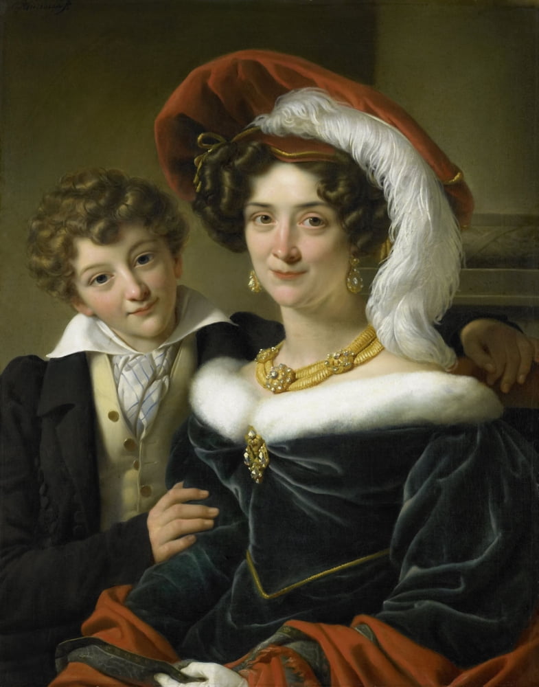 Portrait Of Rudolphina Wilhelmina Elizabeth De Sturler Canvas Art - (24 x 36)