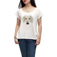 thumbnail image 1 of Portrait Of Saluki Dog Printed 100% Cotton Fashion Plus Size T-shirt WTS_01 2XL, 1 of 1