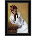 thumbnail image 1 of Portrait Of The Artist 19x24 Black Ornate Wood Framed Canvas Art by Cassatt, Mary,, 1 of 2