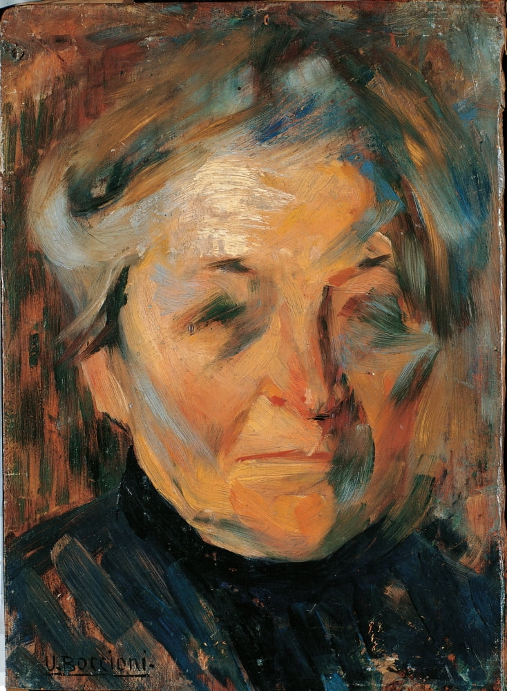 Portrait Of The Mother Canvas Art - (24 x 36)