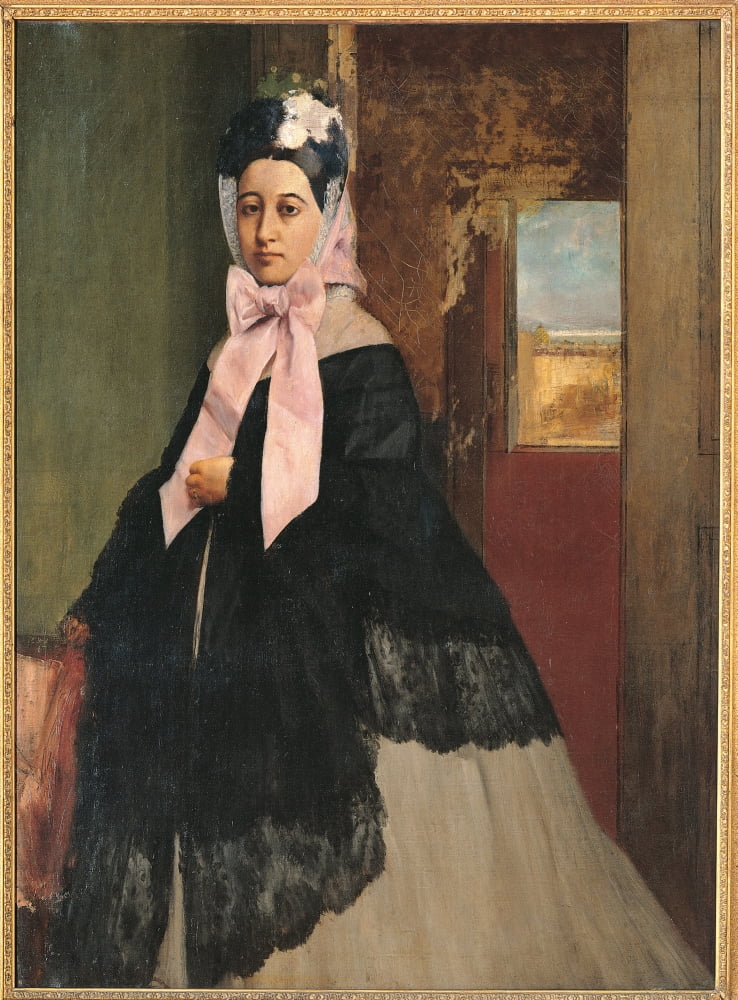 Portrait Of Thrse De Gas Canvas Art - (24 x 36)