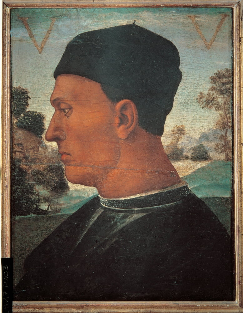 Portrait Of Vitellozzo Vitelli Canvas Art - (24 x 36)