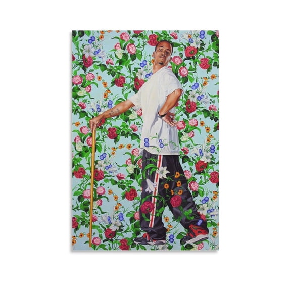 Portrait Painter Kehinde Wiley Painting Art Poster (16) Canvas Wall Art Prints Poster Gifts Photo Picture Painting Posters Room Decor Home Decorative 16x24inch(40x60cm)