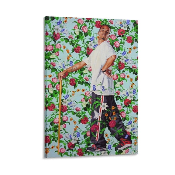 Portrait Painter Kehinde Wiley Painting Art Poster (16) Wall Art Poster Scroll Canvas Painting Picture Living Room Decor Home 24x36inch(60x90cm)