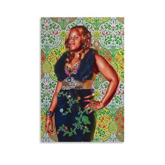 Portrait Painter Kehinde Wiley Painting Art Poster (44) Gifts Canvas Painting Poster Wall Art Decorative Picture Prints Modern Decor 16x24inch(40x60cm)