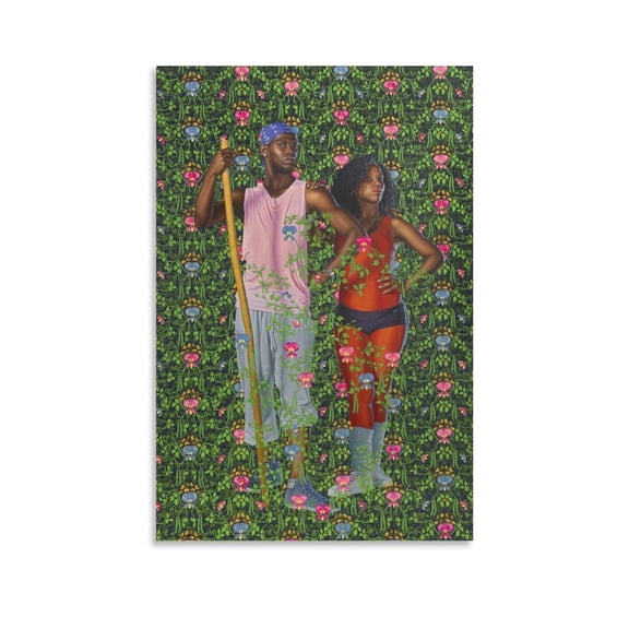 Portrait Painter Kehinde Wiley Painting Art Poster (54) Wall Art Poster Scroll Canvas Painting Picture Living Room Decor Home 20x30inch(50x75cm)